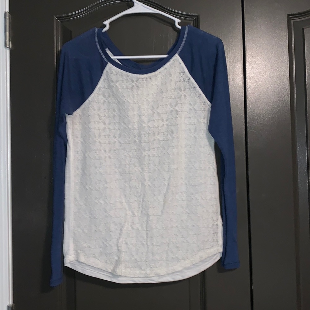 Navy and White long sleeve